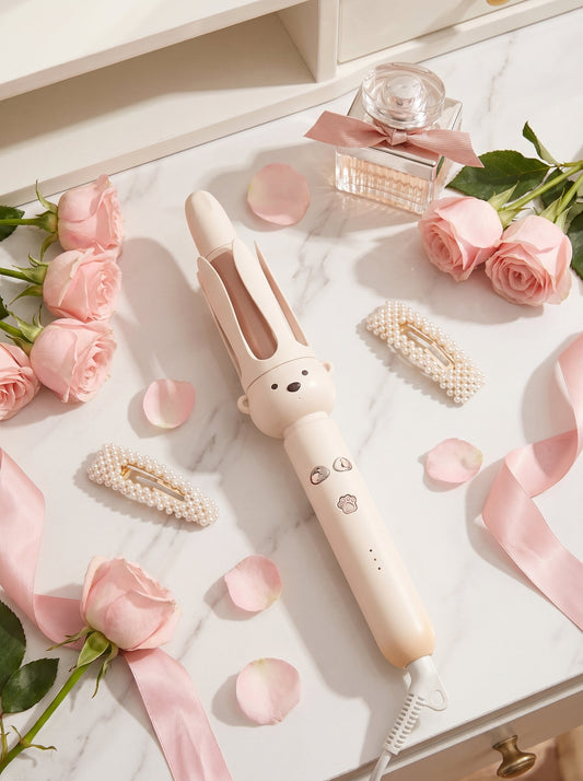 Pretihom Fully Automatic Electric Curling Stick 32Mm Largecurling Tool for Comfortable Hair Care